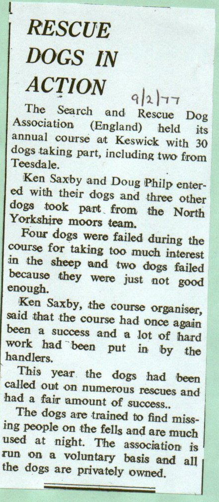  Rescue dogs in action

sarda, Ken Saxby, Doug Philp, Keswick