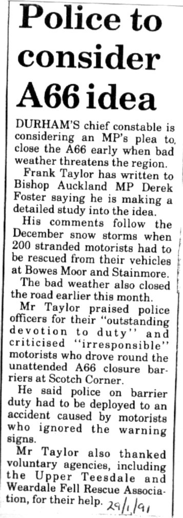 Police to consider A66 idea